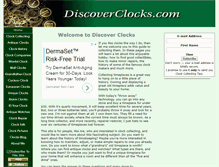 Tablet Screenshot of discoverclocks.com